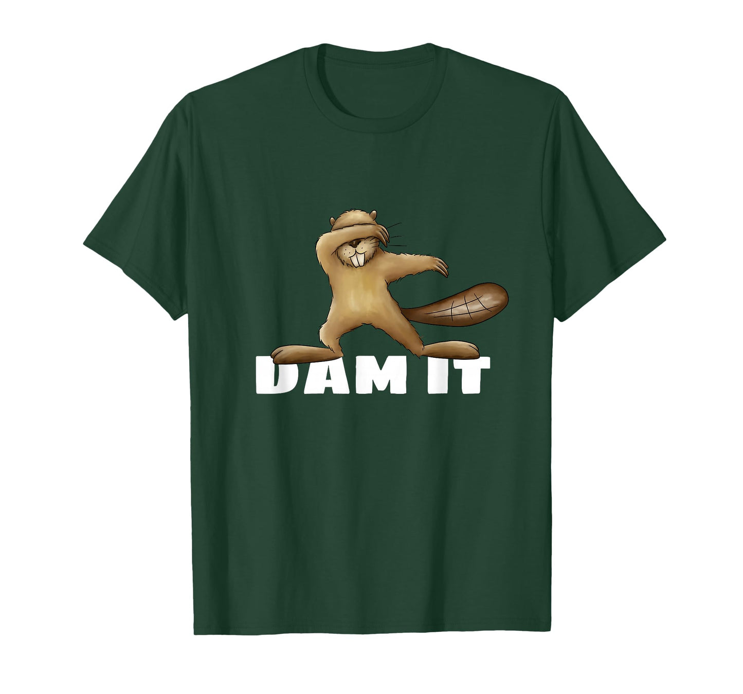 Dam it | Verdammt Dabbender Beaver Word Game Fun T-Shirt
