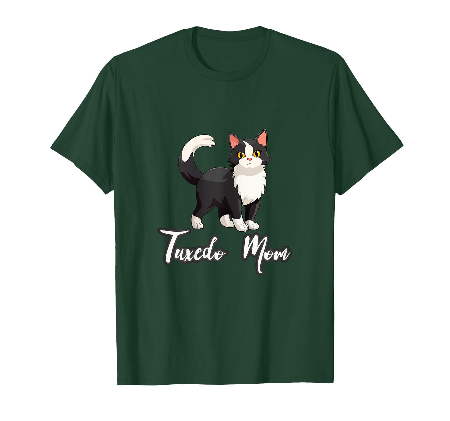 Tuxedo Cat Mom Shirt Funny Kitten Mama Cat Lover Mothers Day T-Shirt for Women Kids