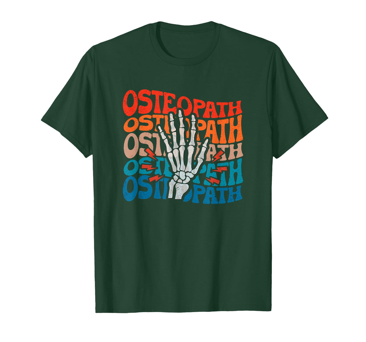 Osteopath Repeat Osteopathy Osteopathic Medicine Do Doctor T-Shirt