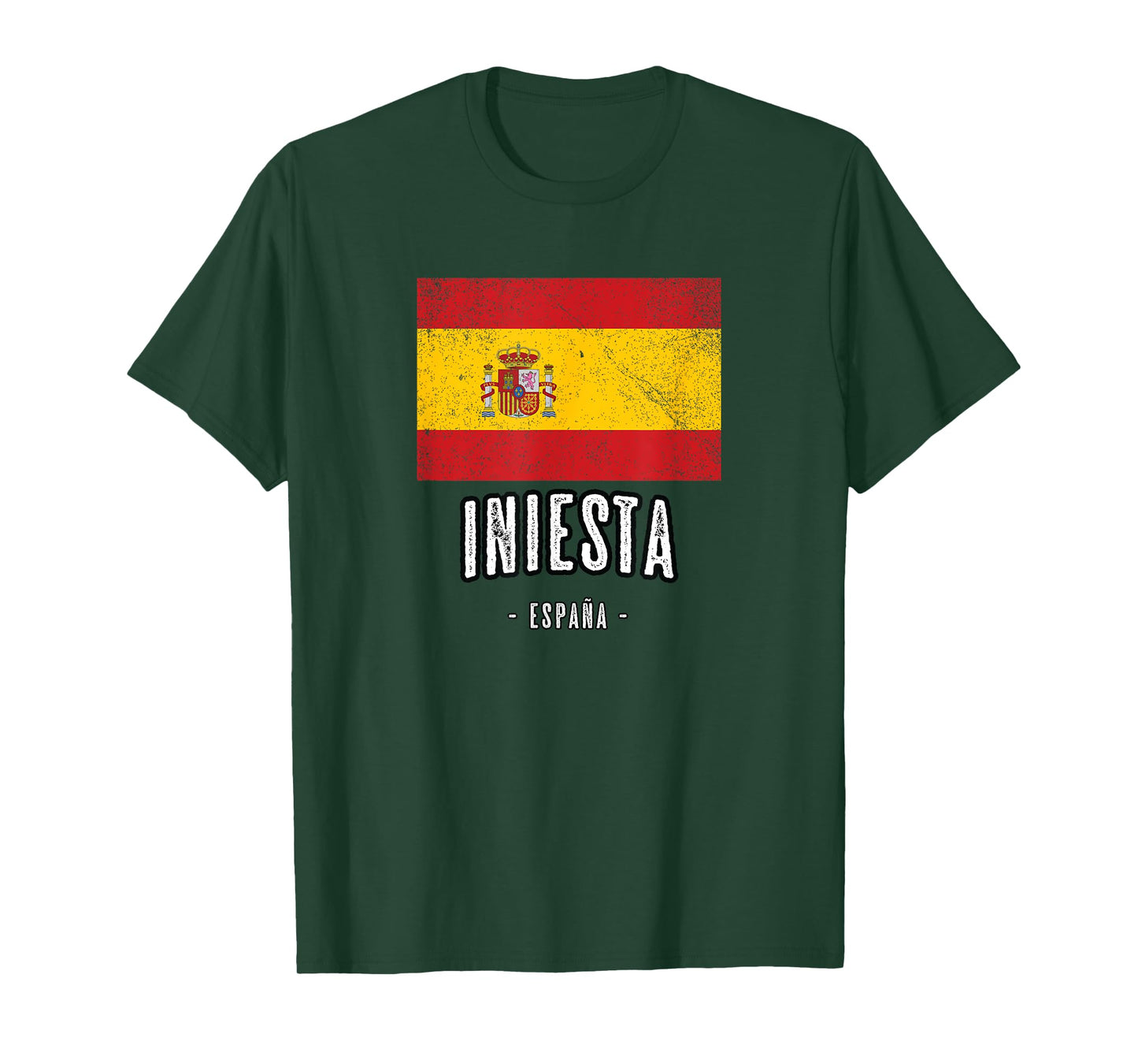 Iniesta Spain | ES Flag City - Bandera - T-Shirt