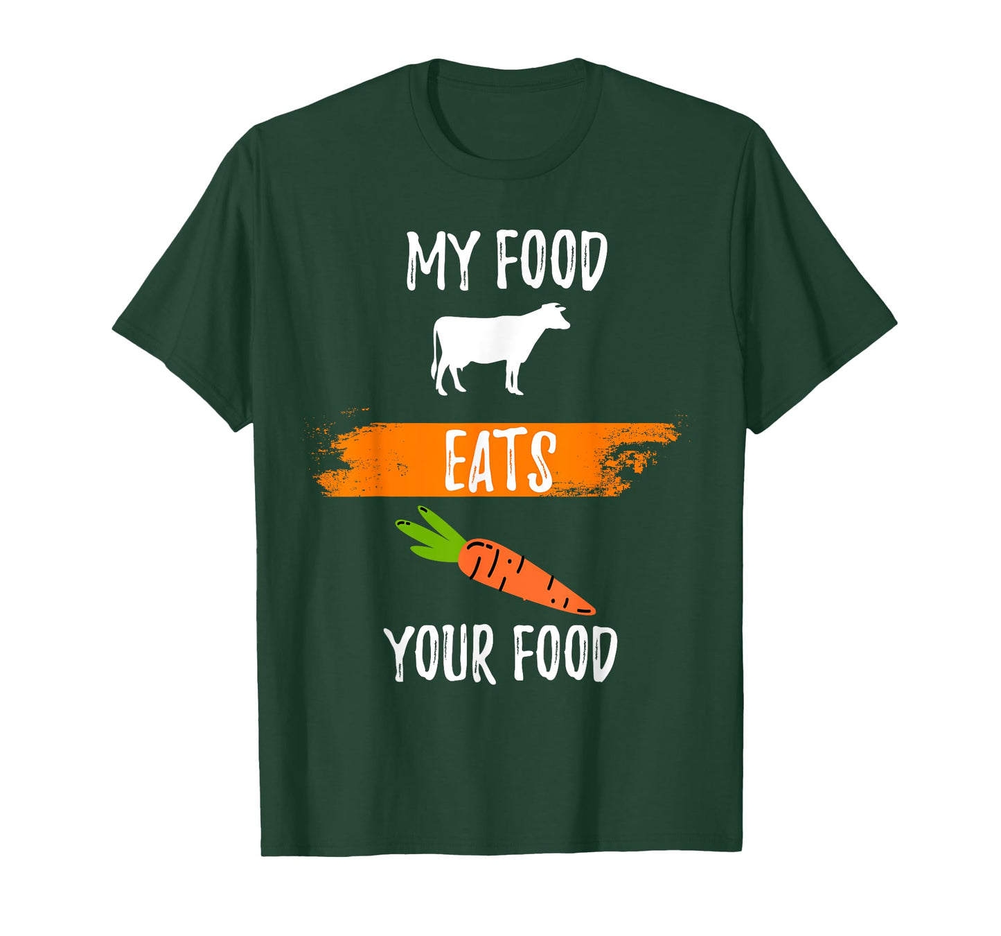 Anti Vegetarian Carnivore My Food Eats Your Food Meatatarian T-Shirt