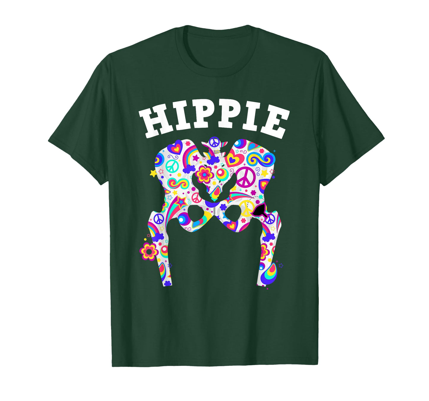Cool Hip Replacement For Men Women After Hip Surgery Hippie T-Shirt