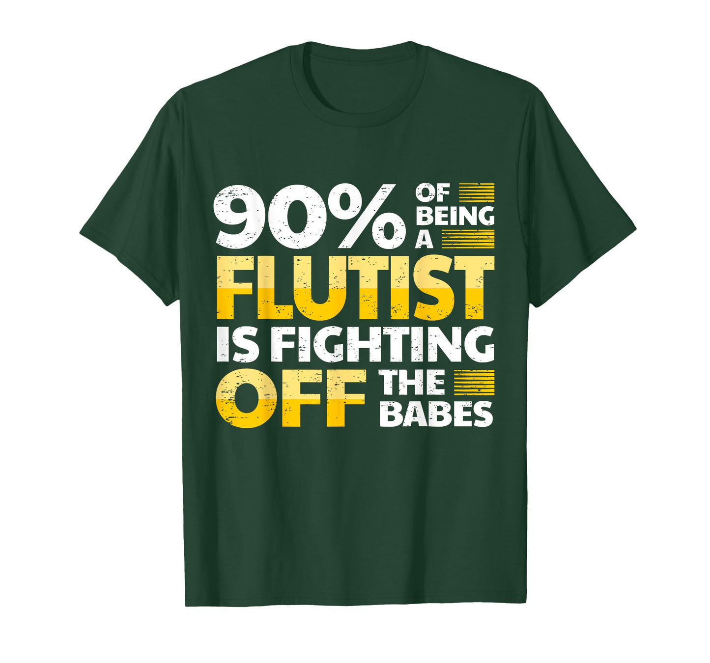 Funny Flute Player Saying Flutist I Babes T-Shirt