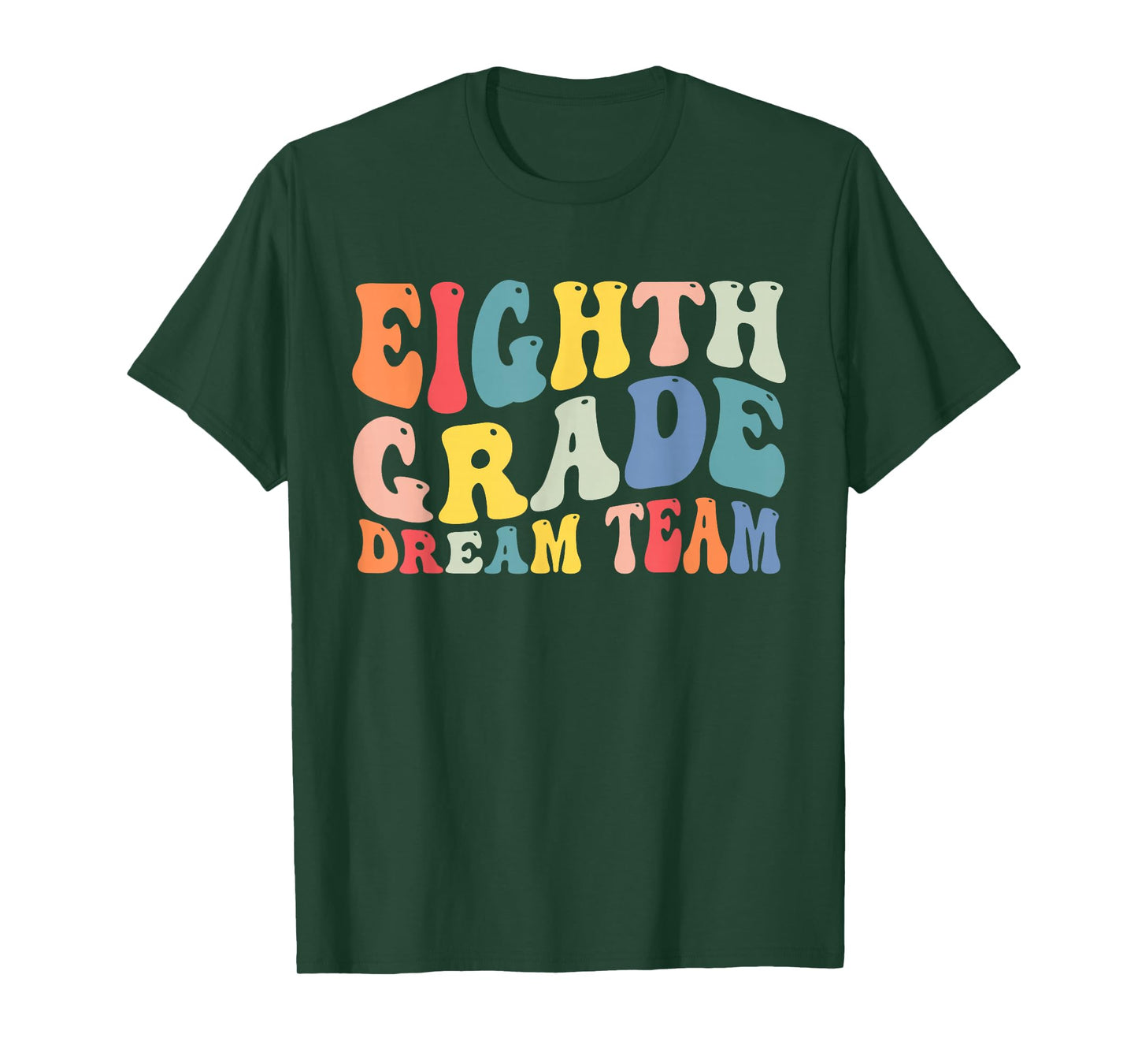 8th Grade Dream Team Teachers Boys Kids Retro Back To School T-Shirt