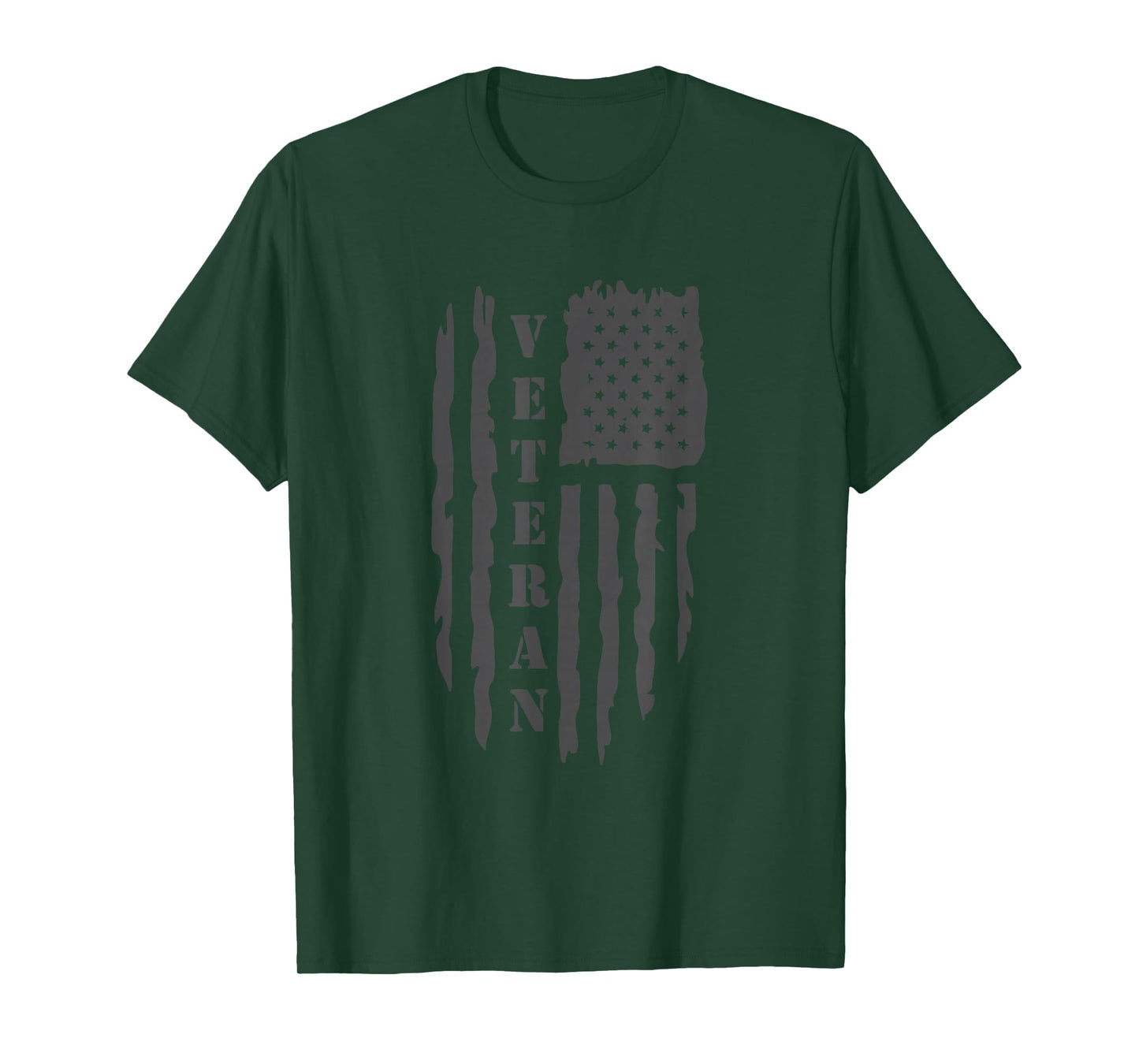 Veteran American Flag Memorial Day Patriotic Soldiers Army T-Shirt