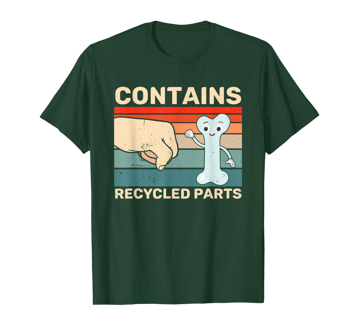 Contains Recycled Parts Bone Marrow Transplant Recipient T-Shirt