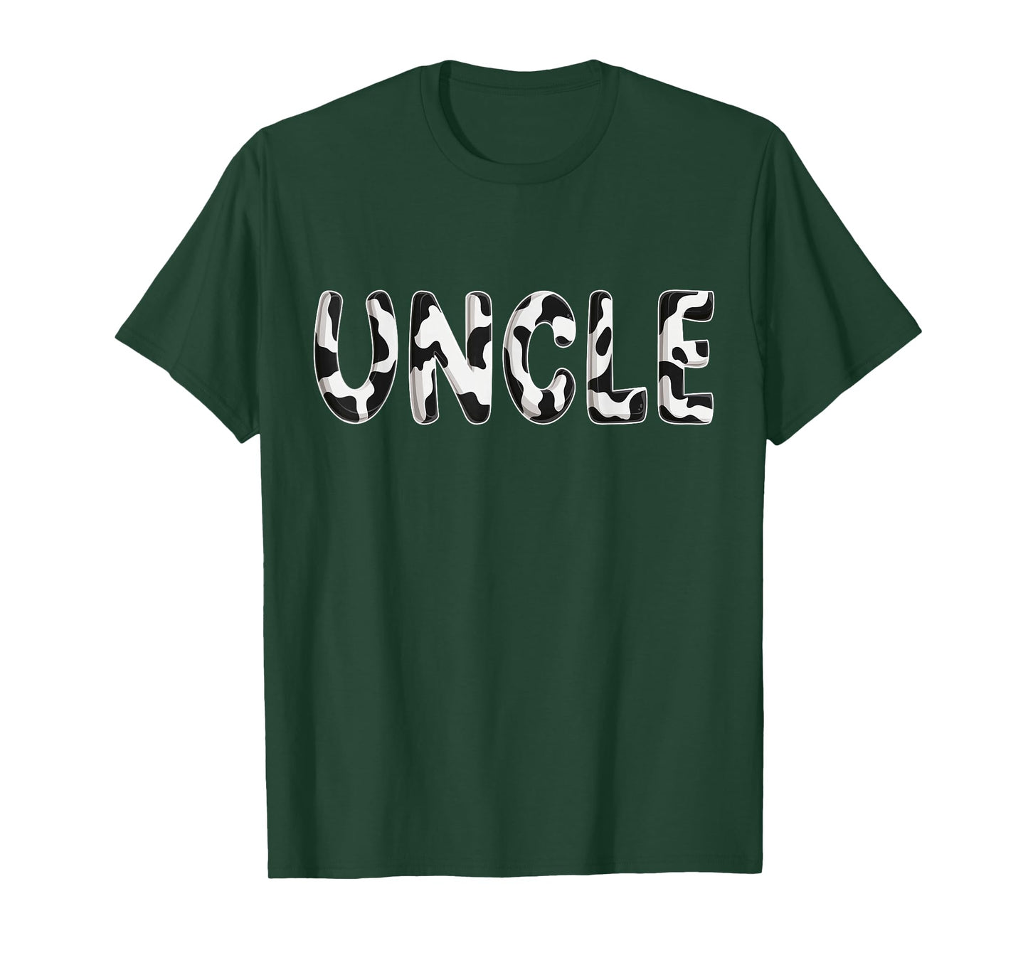 Cow Uncle Birthday Family Matching Fathers Day Boy Girl Men T-Shirt