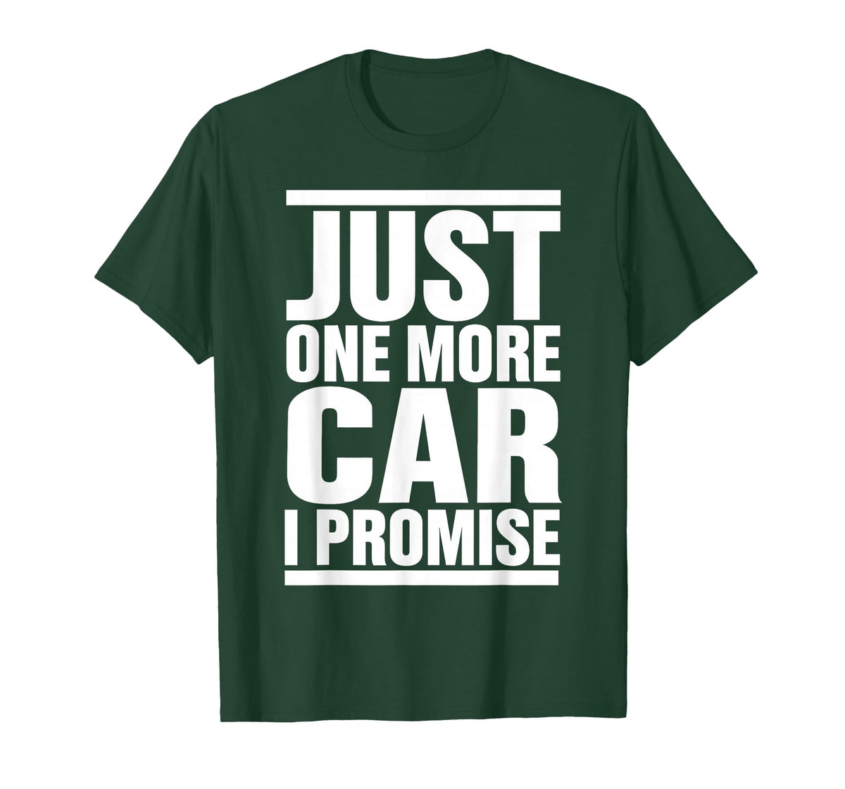 Just One More Car I Promise - Funny fingers crossed in Back T-Shirt