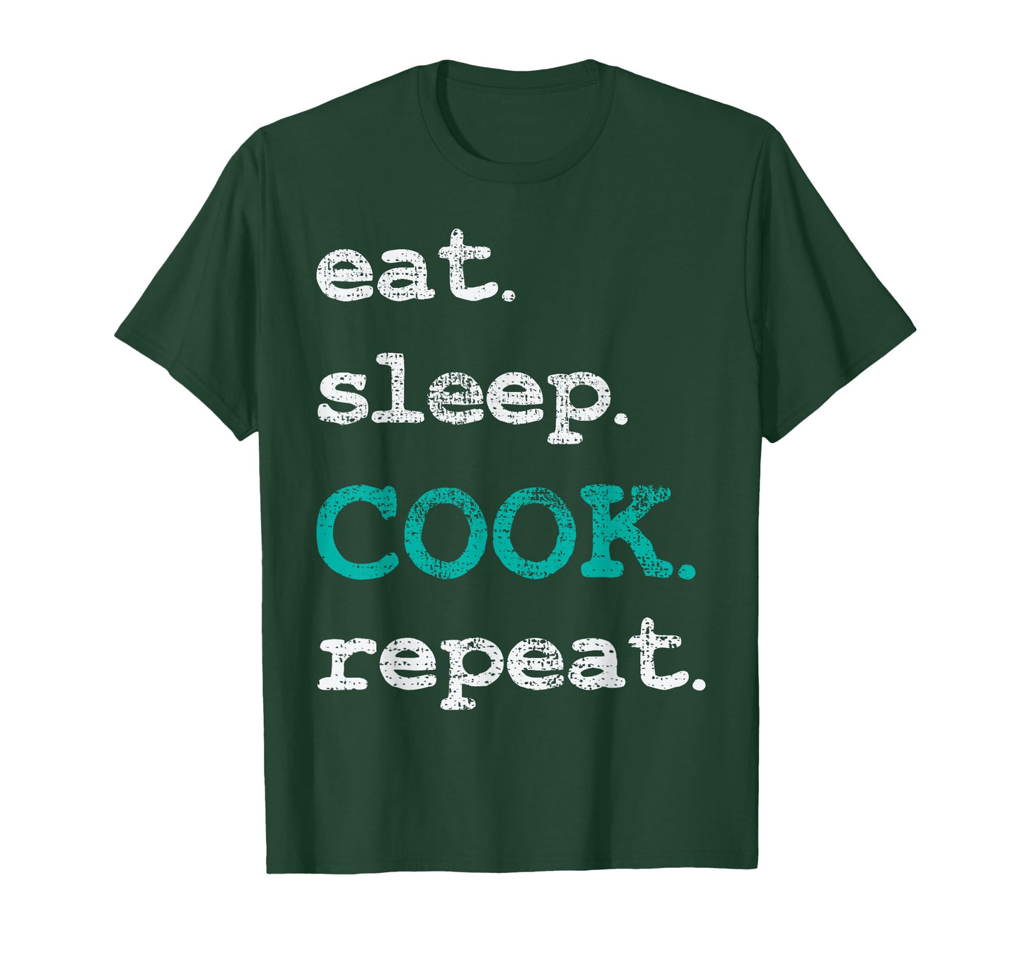 Cook Cooking Chief Eat Sleep Repeat Funny Vintage Gift T-Shirt