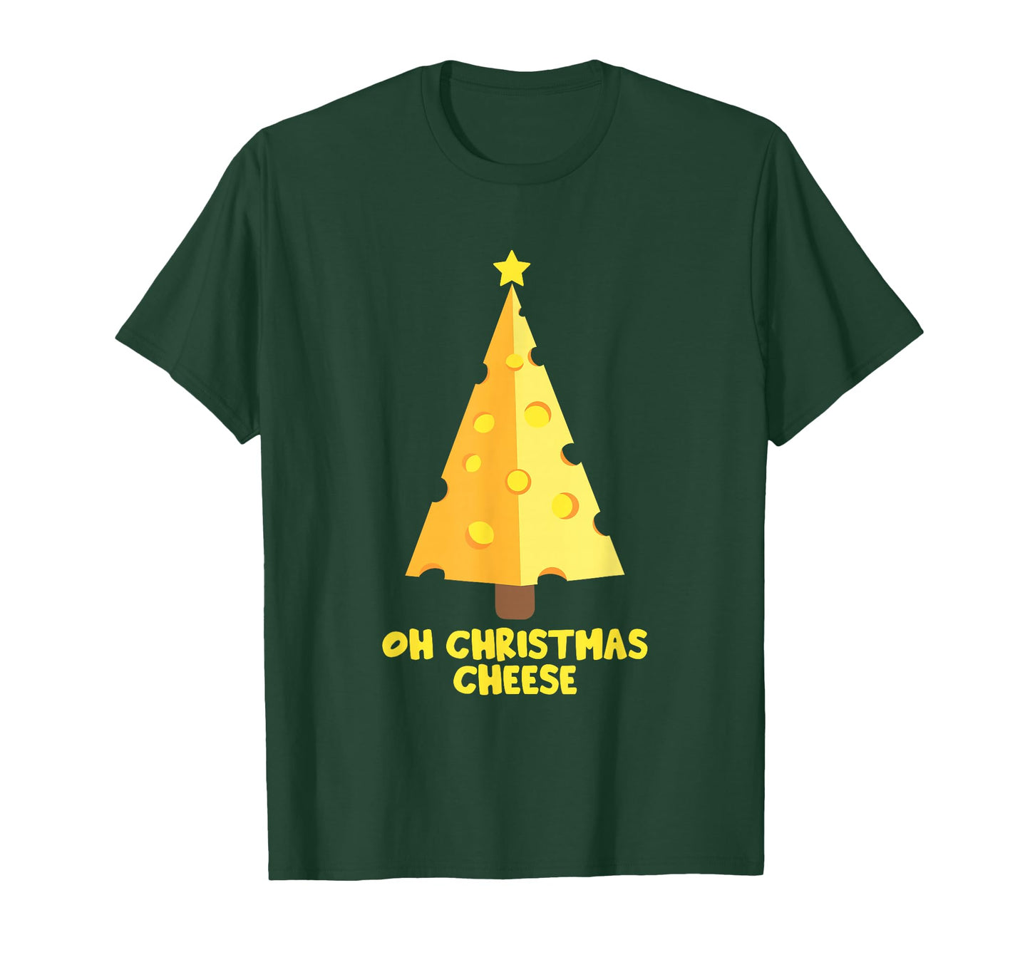 Oh Christmas Cheese Funny Cheese Lovers Gift T-Shirt