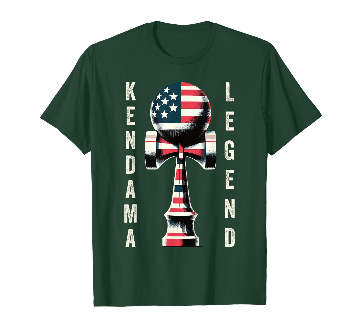 Kendama Legend American Flag Kendama Player T-Shirt