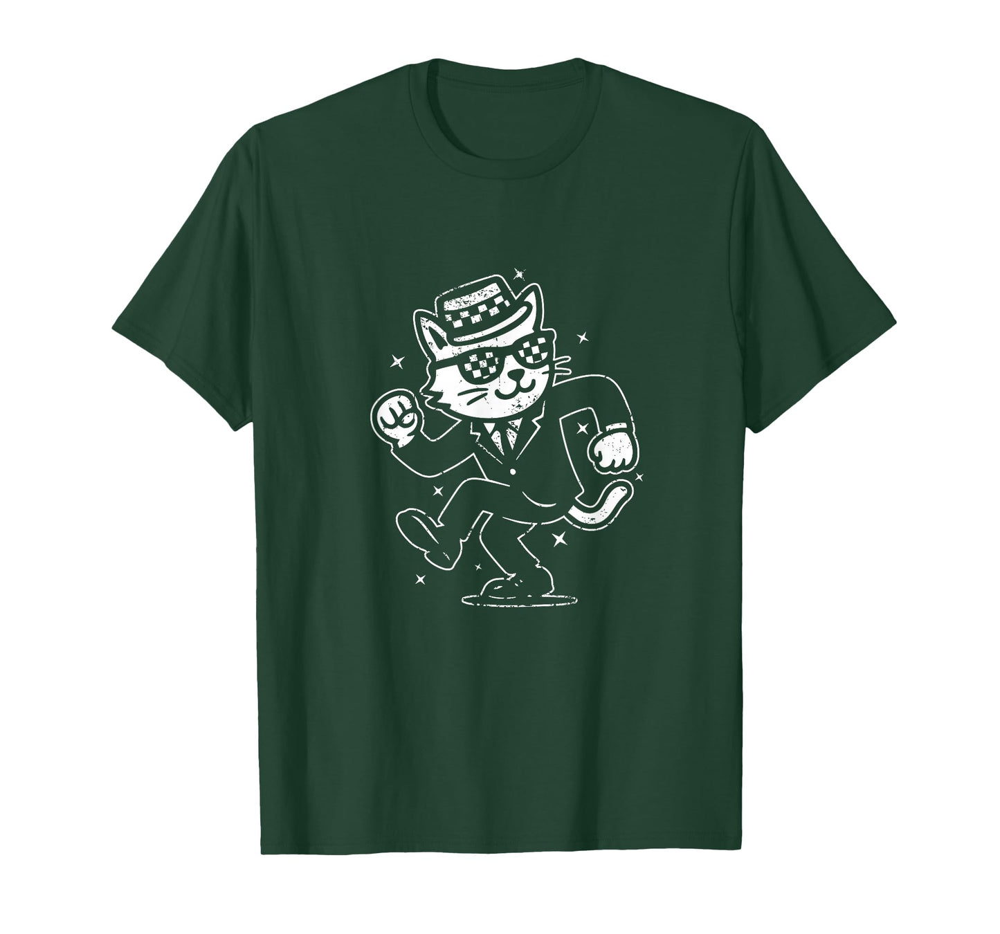 Skanking Cat Ska Style T-Shirt
