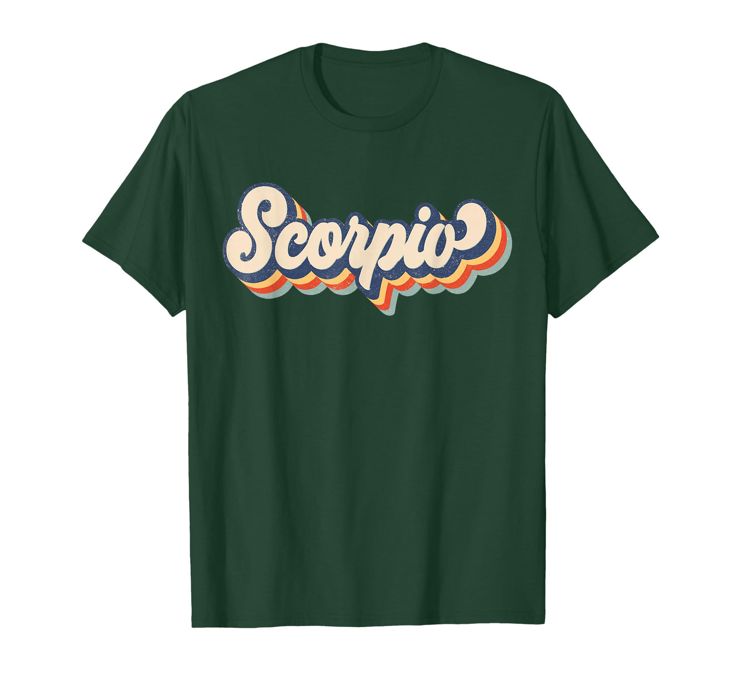Scorpio Retro Zodiac Sign October November Birthday T-Shirt