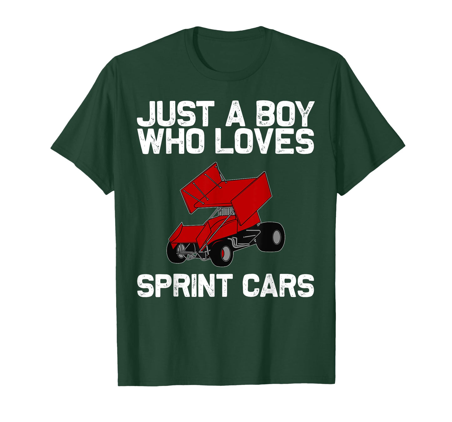 Cool Sprint Car for Boys Kids Racing Dirt Track Sports Race T-Shirt