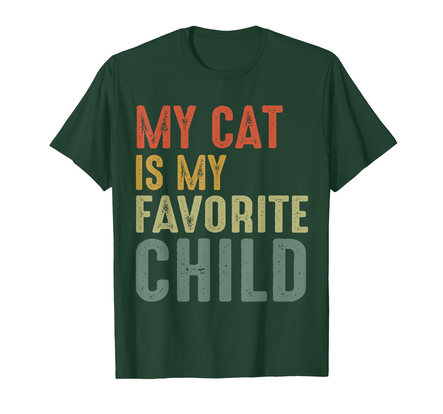 Vintage My Cat Is My Favorite Child T-Shirt