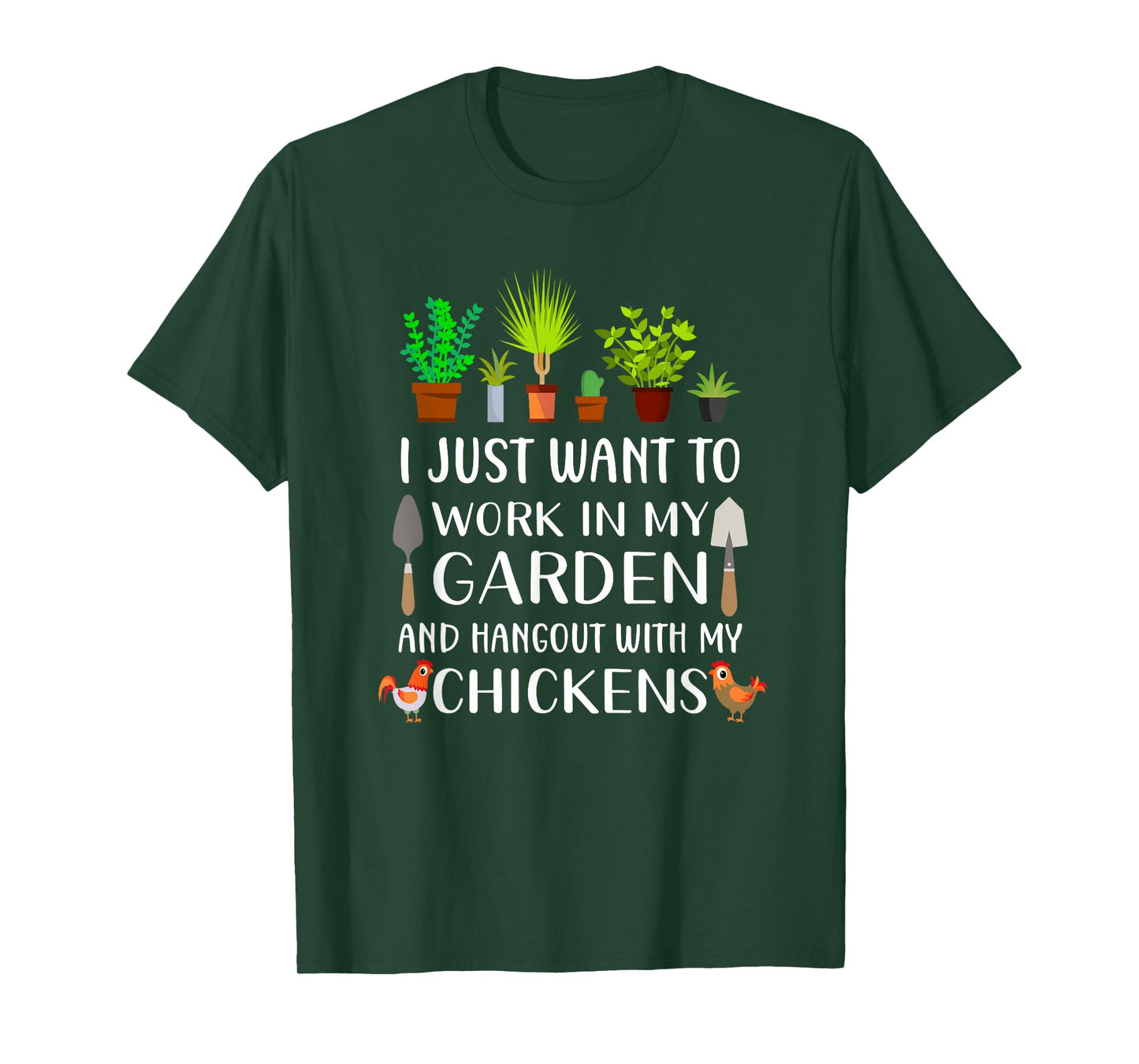 Chicken lover funny gardening shirt for men women, Gardener T-Shirt