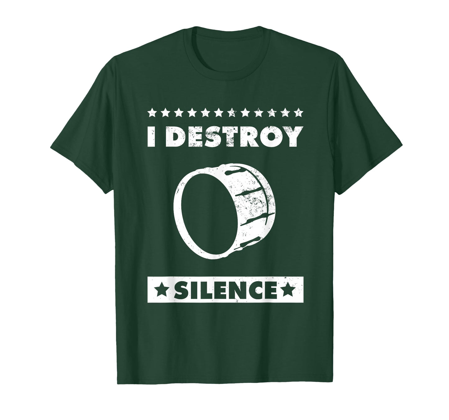 I Destroy Silence - Choir, Marching Band and Bass Drum T-Shirt