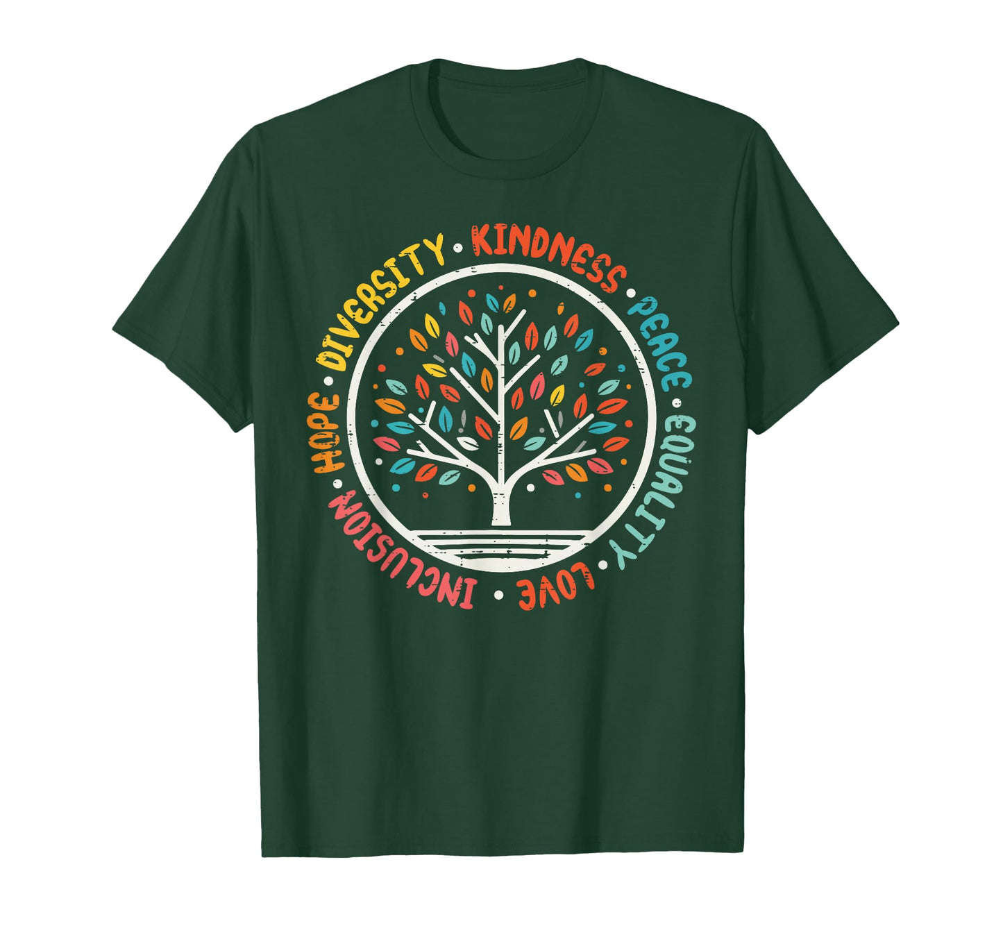 Equality Love Inclusion Diversity Tree Resist Women Men Kids T-Shirt