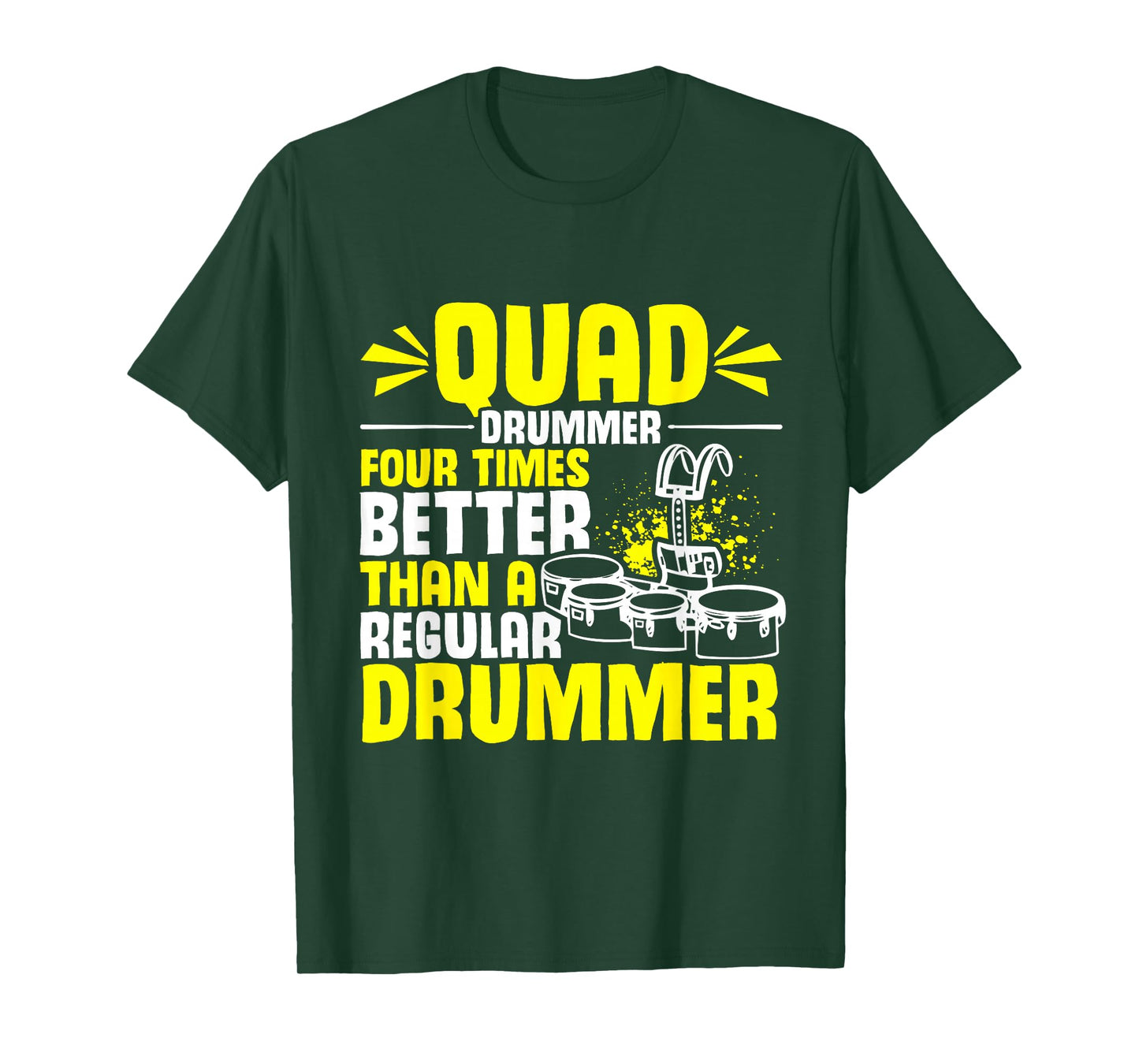 Marching Band | Quad Drum | Funny Tenor Drummer T-Shirt
