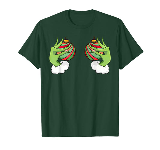 Christmas Ornament Boobs Funny Christmas T-Shirt