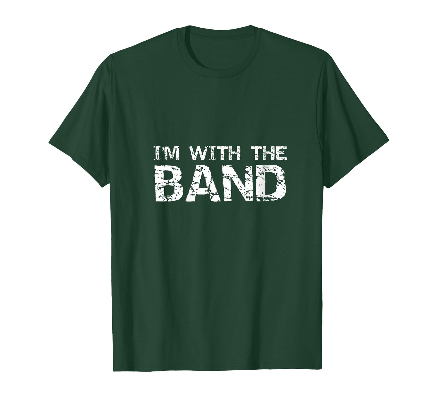 Womens Funny Marching Band Quote Gift for Parents I'm with The Band V-Neck T-Shirt