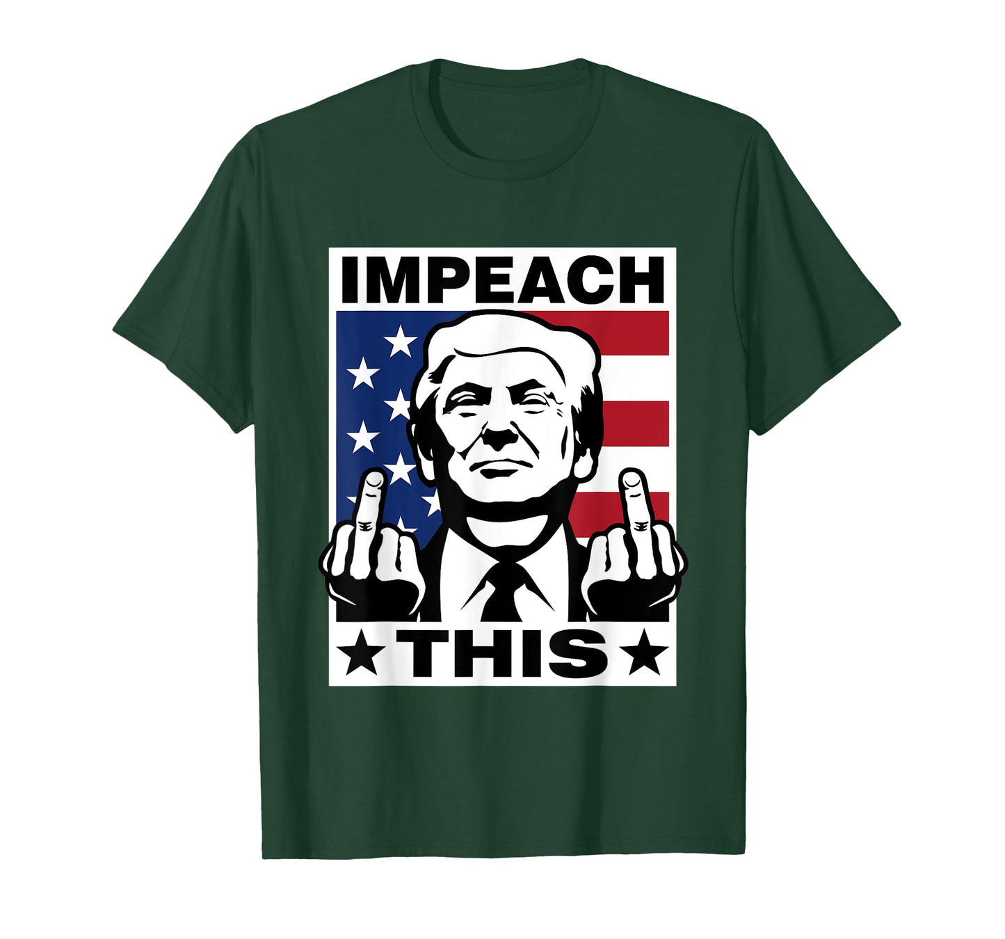 Trump Impeach This USA Fingers Funny 2020 T-Shirt