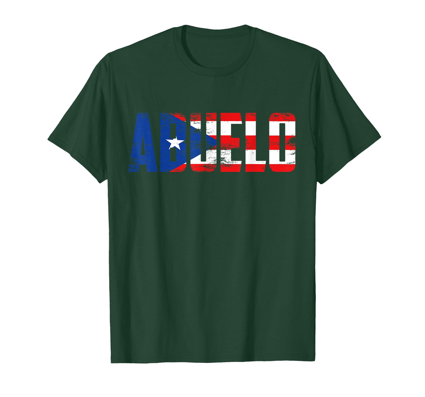 Abuelo Puerto Rico Flag Pride Fathers Day Puerto Rican Men T-Shirt