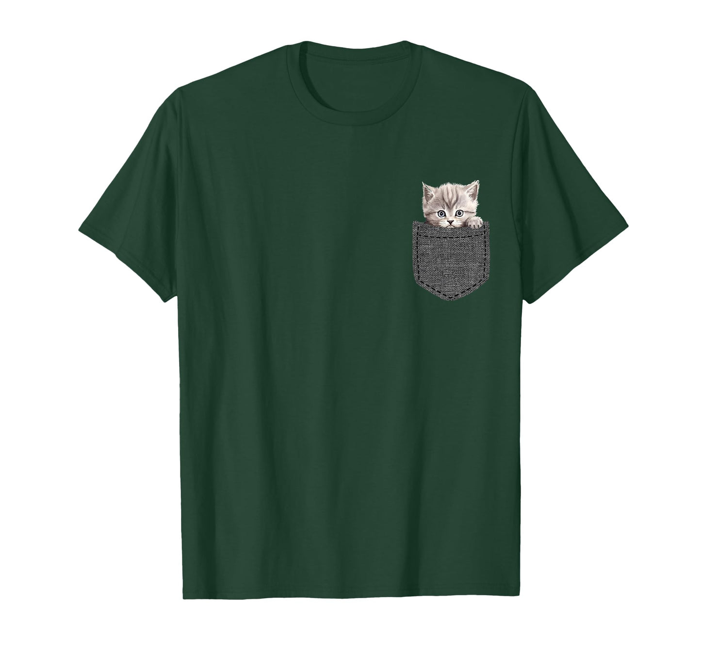 Cat in Pocket T-Shirt