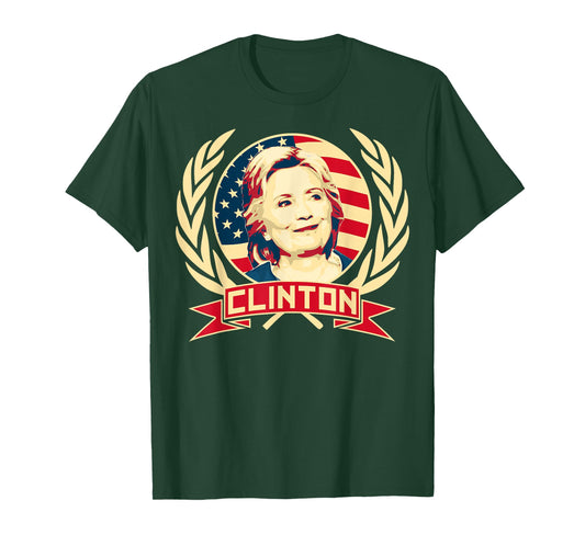 Hillary Clinton Stars And Stripes American Pride T-Shirt