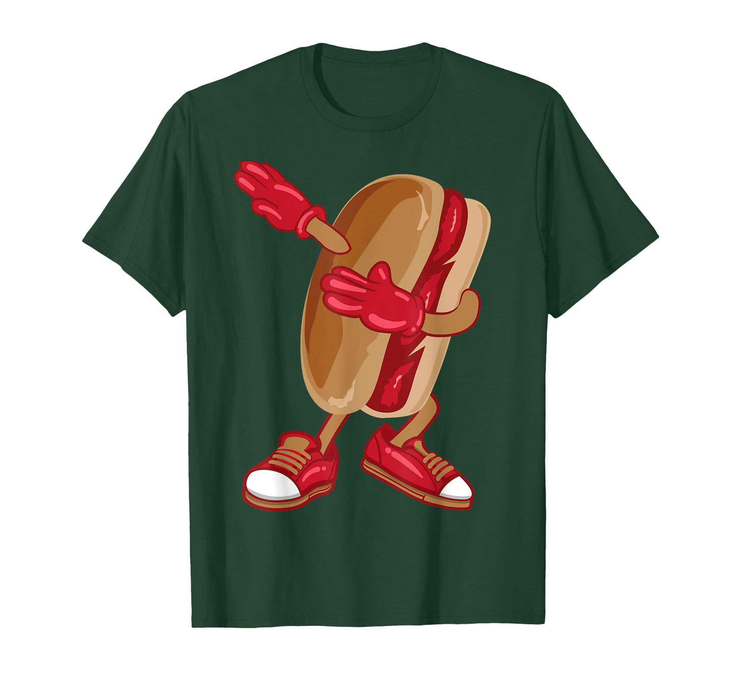 Funny Hot Dog Design For Kids Boys Girls Hotdog Gag Hot Dog T-Shirt