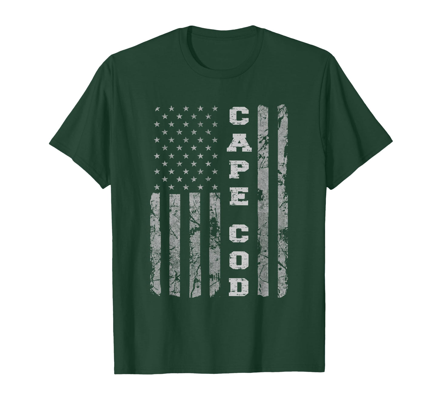 Cape Cod, Massachusetts, American flag Women Kids Men T-Shirt