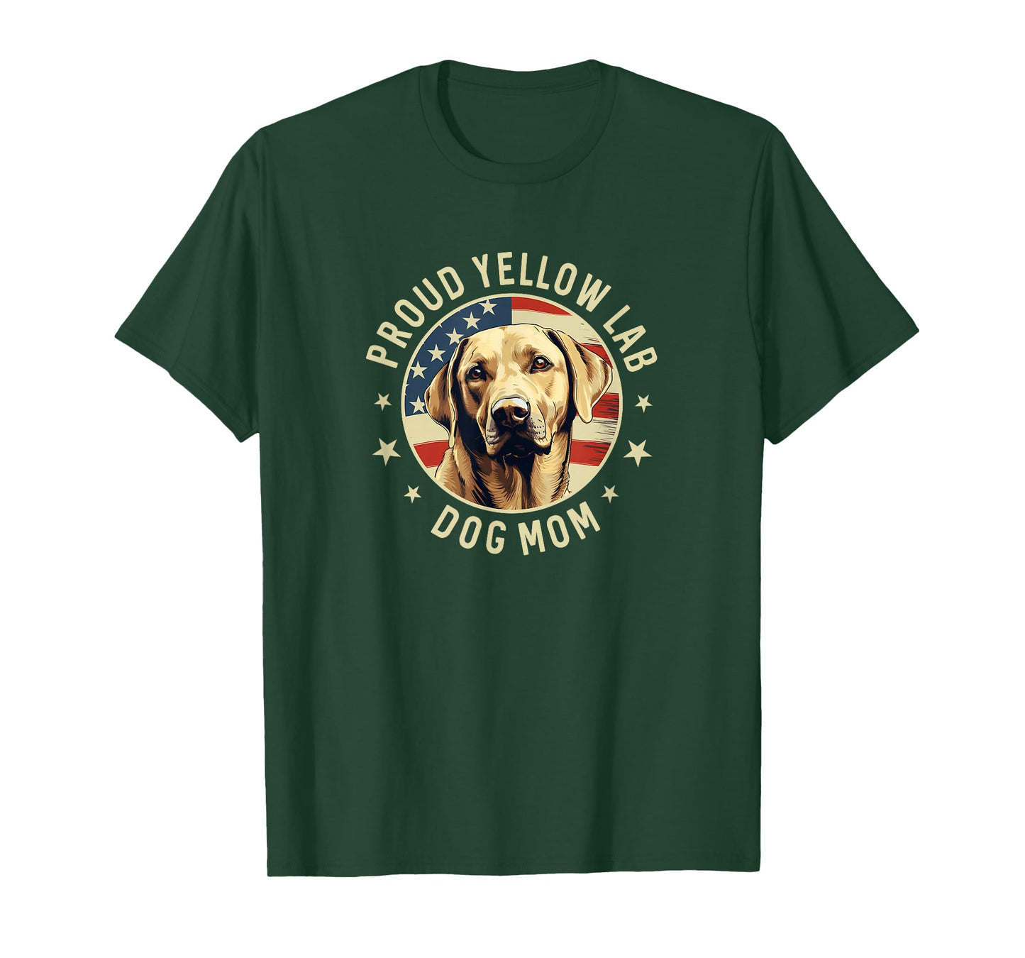 Yellow Lab Gifts,Proud Yellow Labrador Retriever Dog Lab Mom T-Shirt
