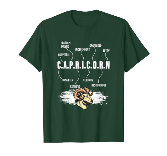 Capricorn Meaning Zodiac Sign Birthday Horoscope Capricorn T-Shirt