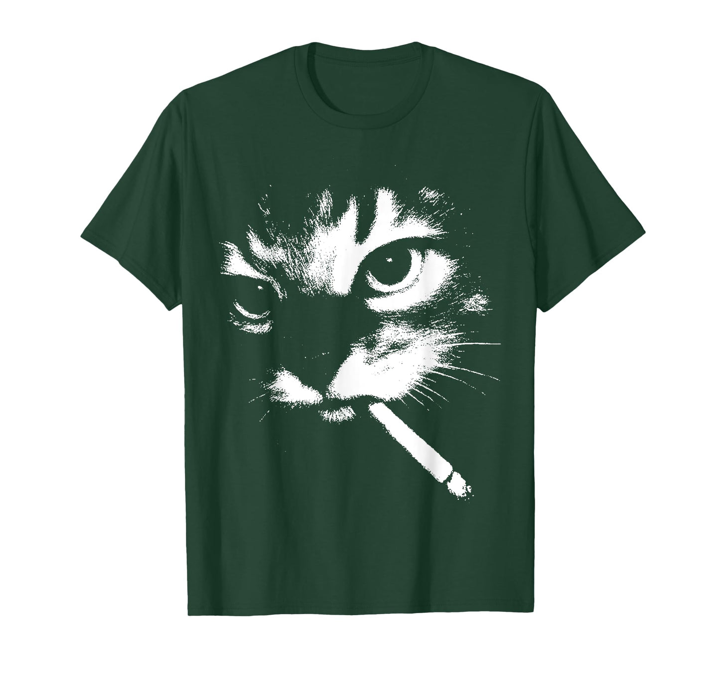 Funny Smoking Cat Meme Cool Cat Joke T-Shirt
