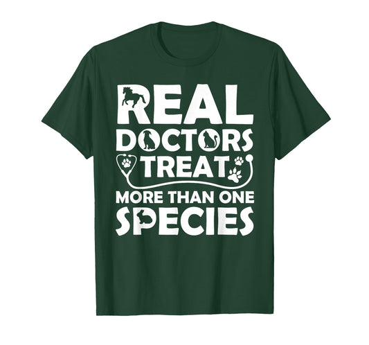 Cool Veterinarian Design For Men Women Veterinary Pet Doctor T-Shirt