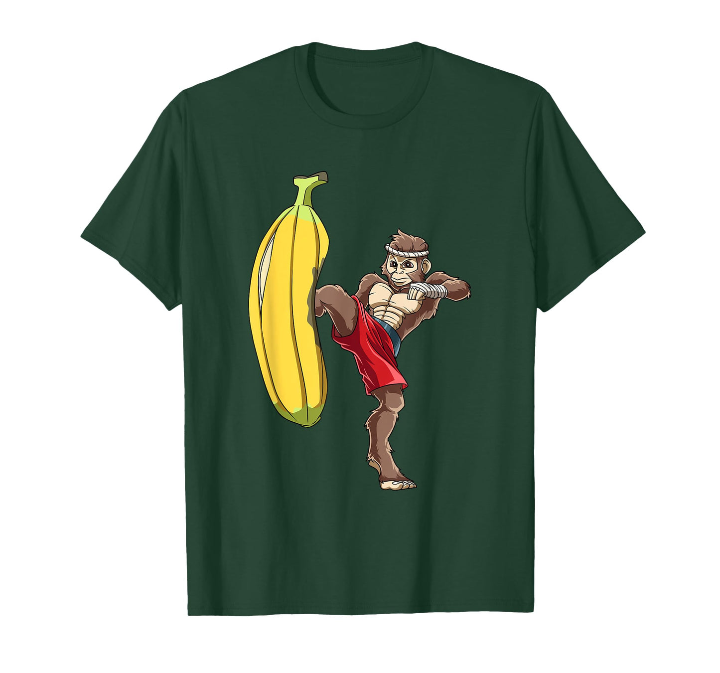 Funny Muay Thai Monkey - Thai Boxing Ape T-Shirt