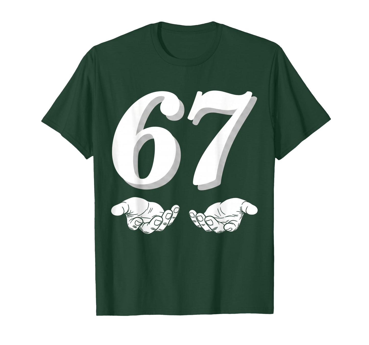 Cool Six Seven 6 7 Meme Gen Alpha Slang Costume Matching T-Shirt