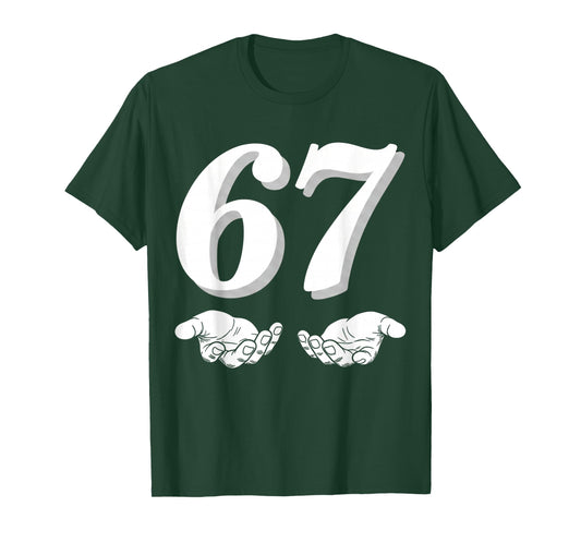 Cool Six Seven 6 7 Meme Gen Alpha Slang Costume Matching T-Shirt