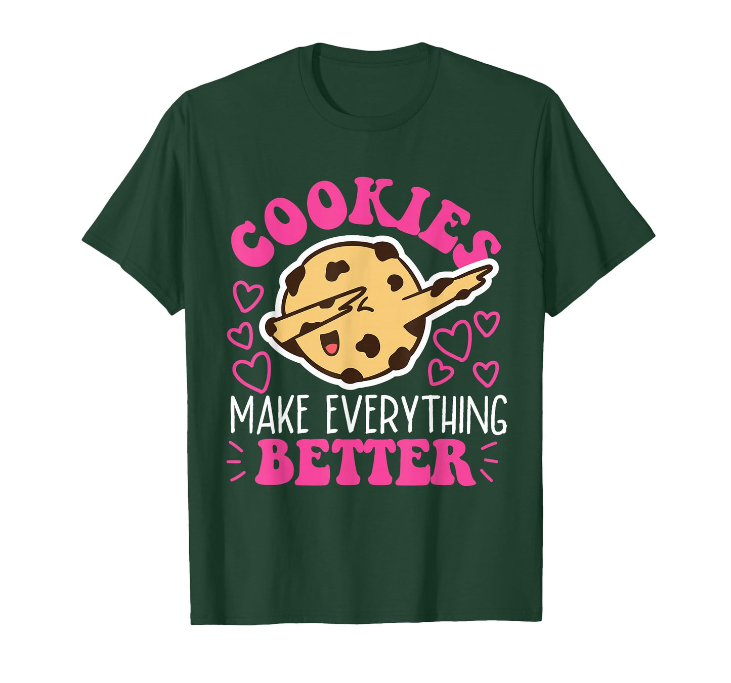 Cookies Make Everything Better Dabbing Chocolate Cookie T-Shirt