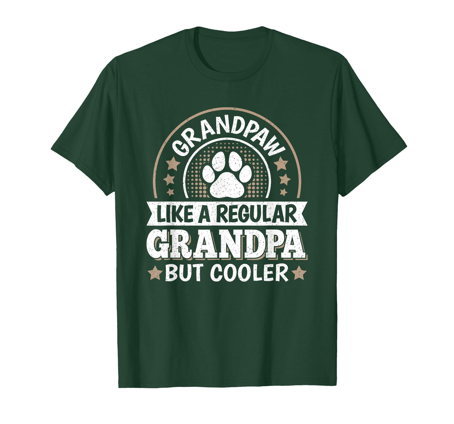 Funny Grandpaw Like A Regular Grandpa But Cooler Grandpa T-Shirt
