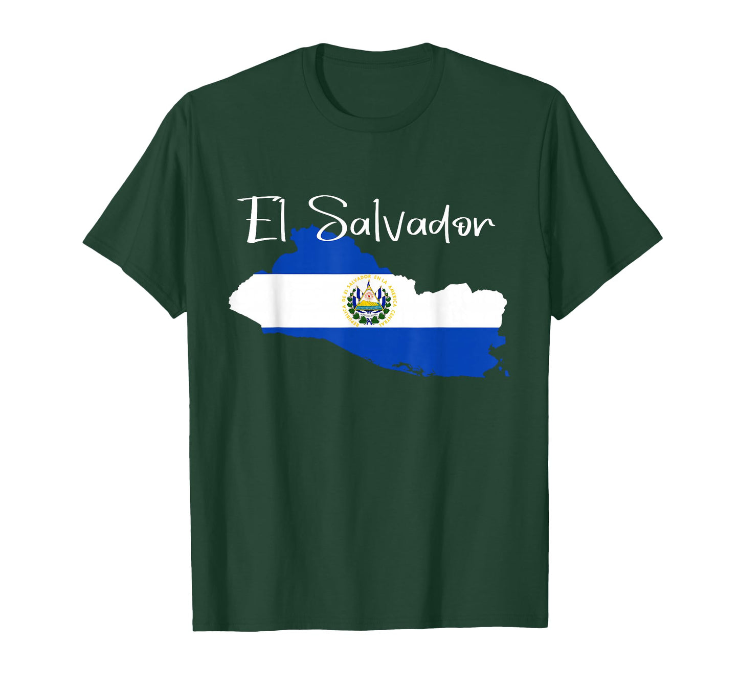 El Salvador Flag Shirt, El Salvador map, Salvador for Women T-Shirt