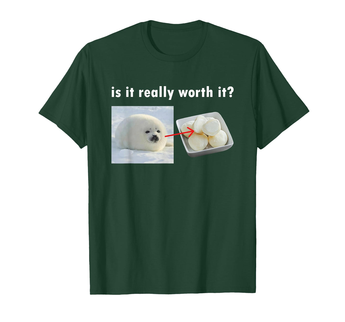 is It Really Worth It Silly Seal Meme T-Shirt