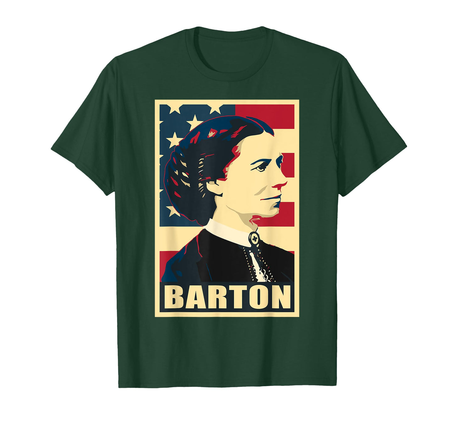 Clara Barton. Iconic American Woman. T-Shirt