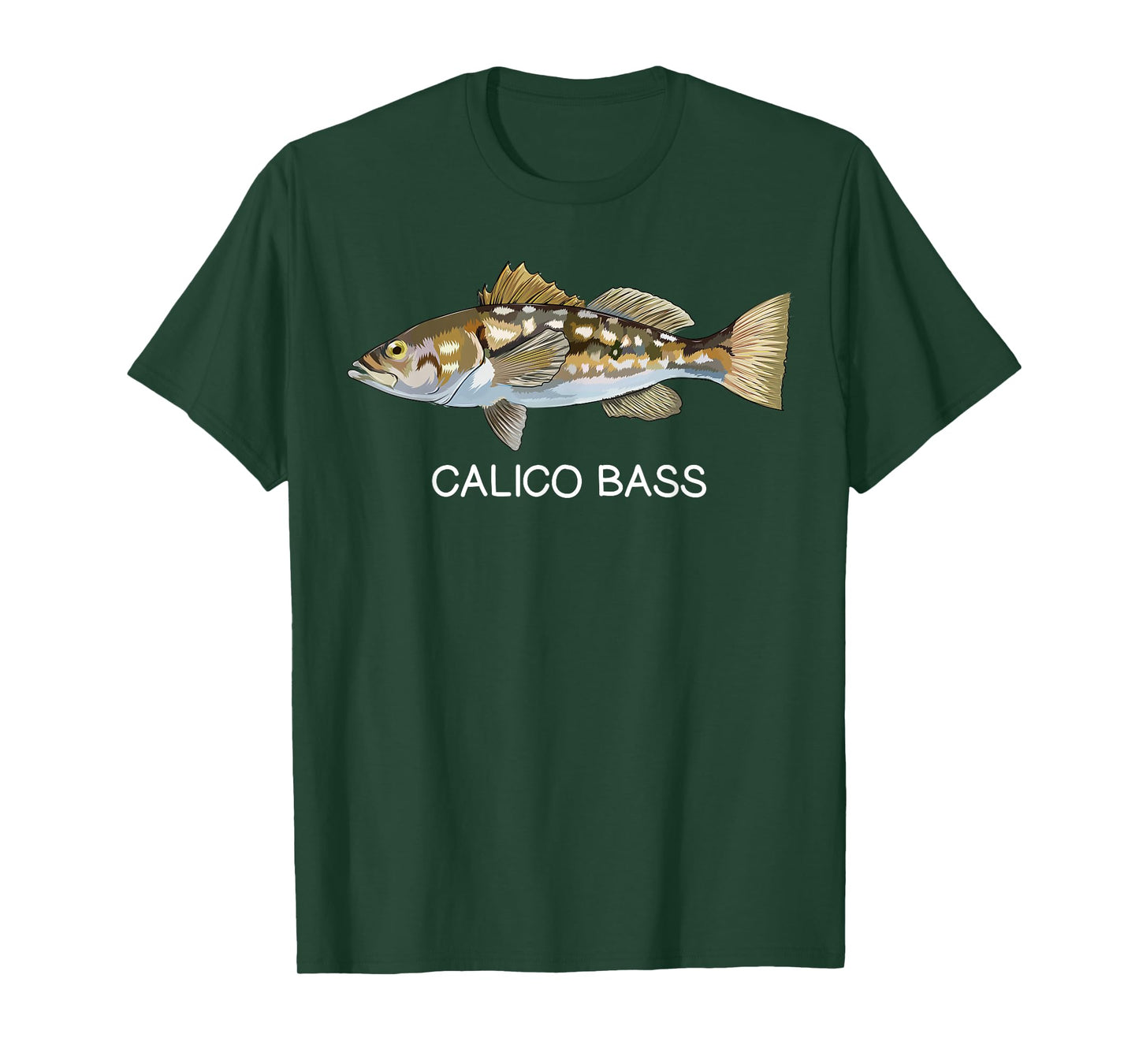 Calico Bass Saltwater Game Fish T-Shirt