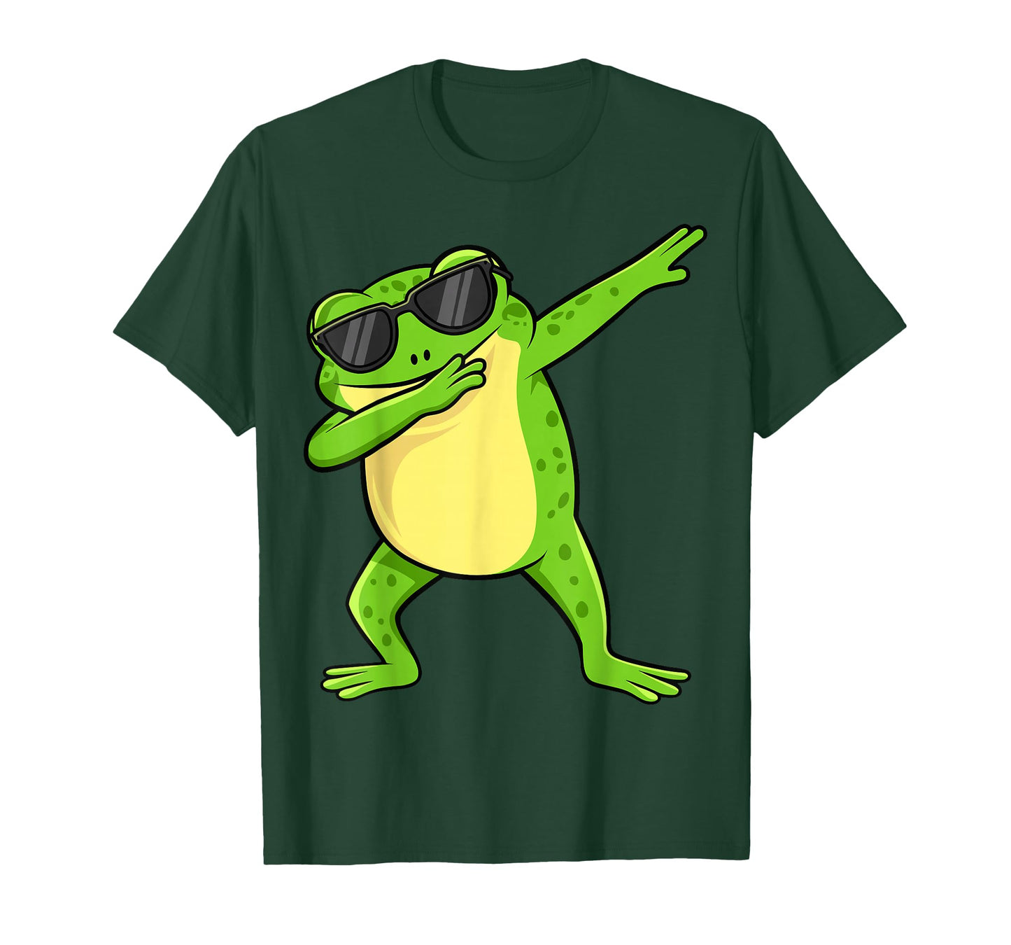 Dabbing Frog Sunglasses Frog Animal T-Shirt