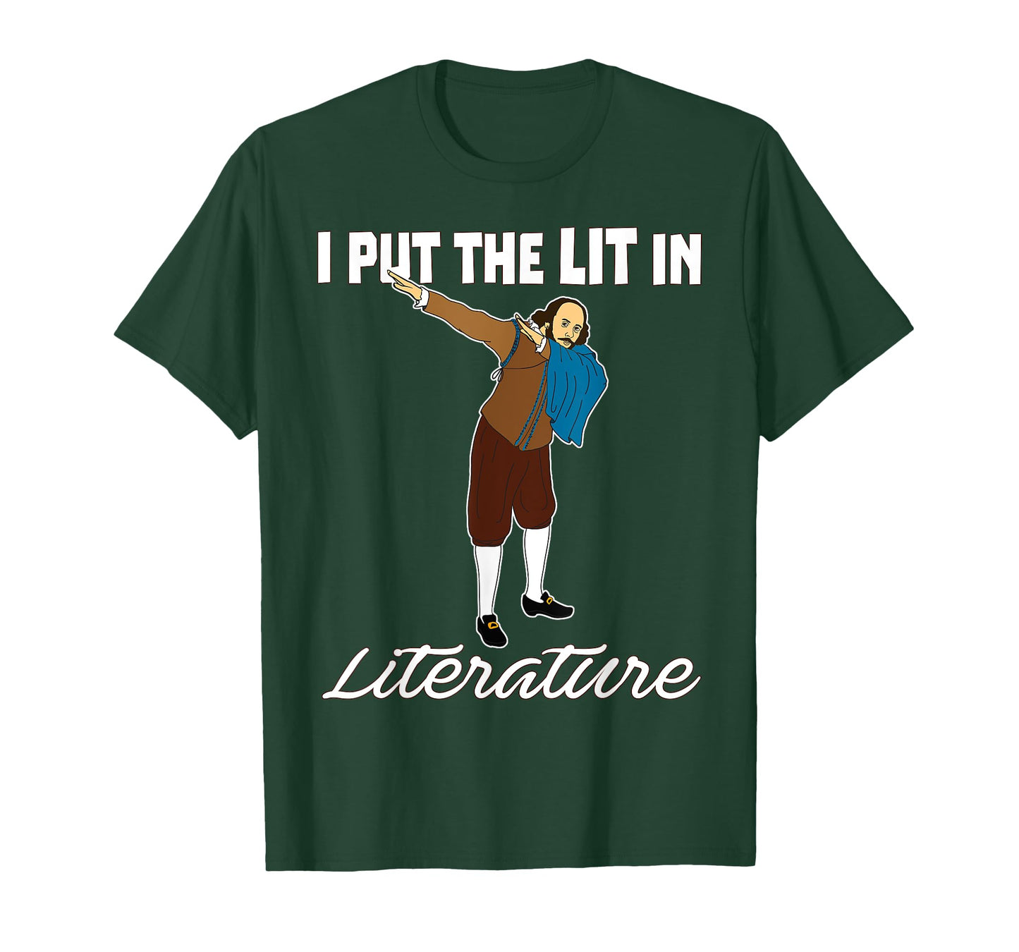 Funny Dabbing Shakespeare Shirt-Lit in Literature Tshirt T-Shirt