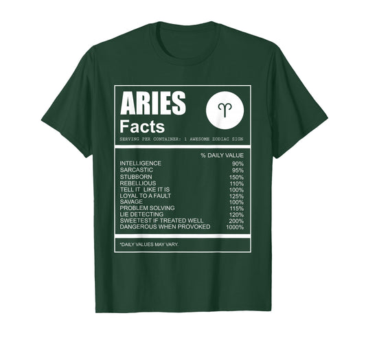 Astrology Lover Gift Aries Zodiac Sign Aries T-Shirt