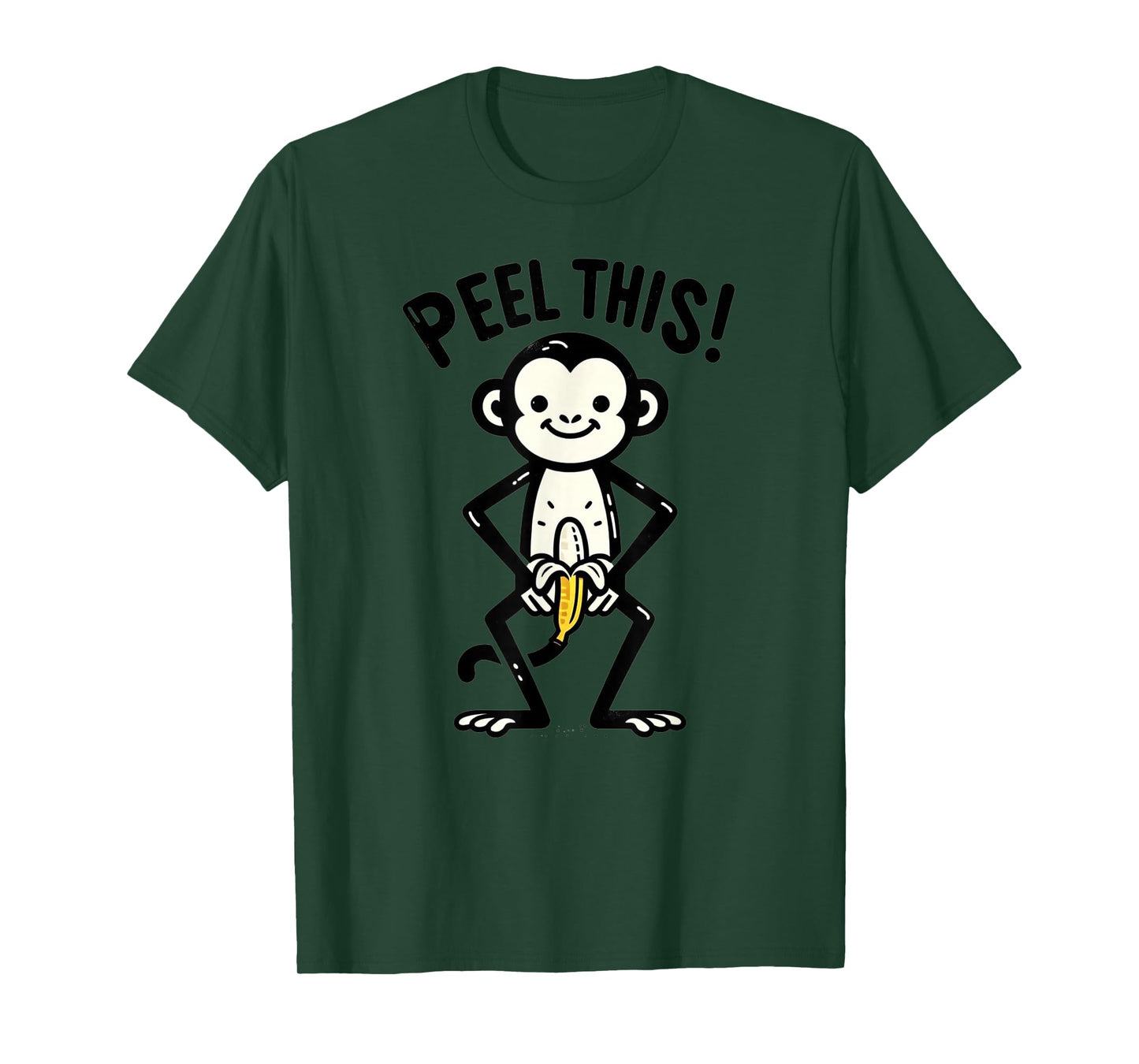 Peel This Funny Monkey Banana Humor T-Shirt
