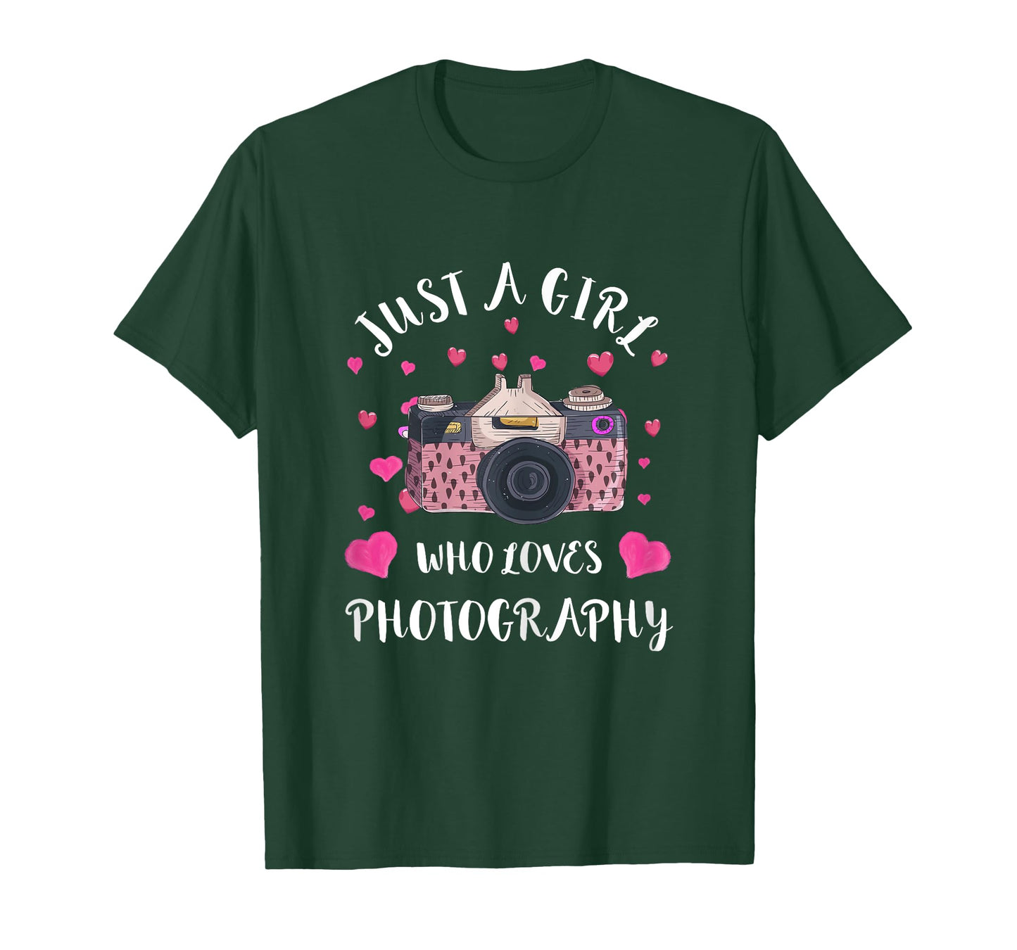 Just A Girl Who Loves Photography Camera Photographer T-Shirt