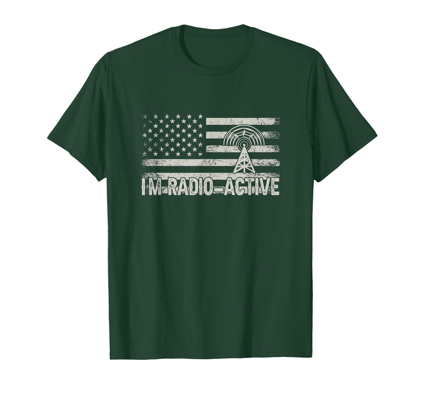 Ham Radio USA Flag - Amateur Radio and Ham Radio Operator T-Shirt for Women Men